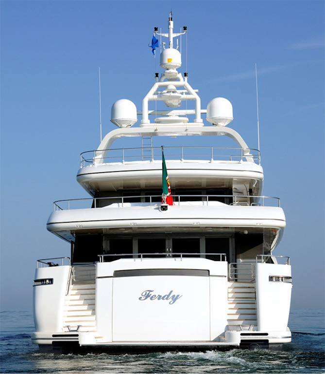 FERDY superyacht - aft view