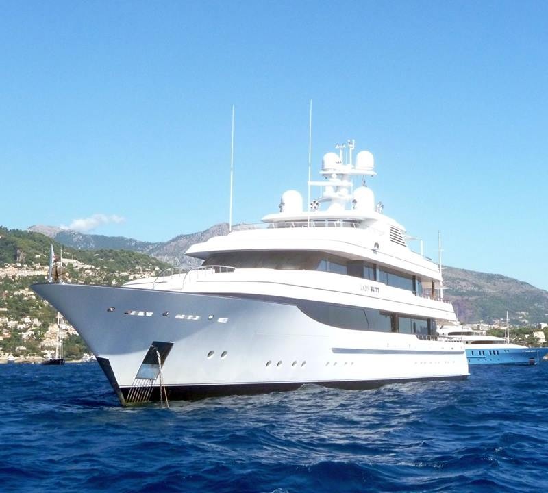 Feadship Yacht LADY BRITT off Monaco - Photo by Dirk-Jan Vermeij and Feadship Fanclub
