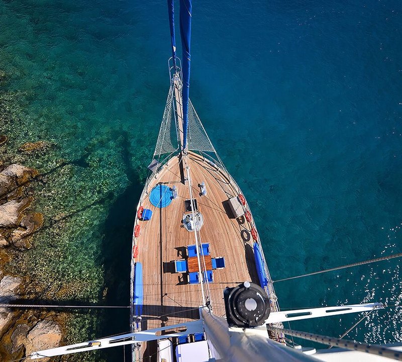 Fore Deck From Mast