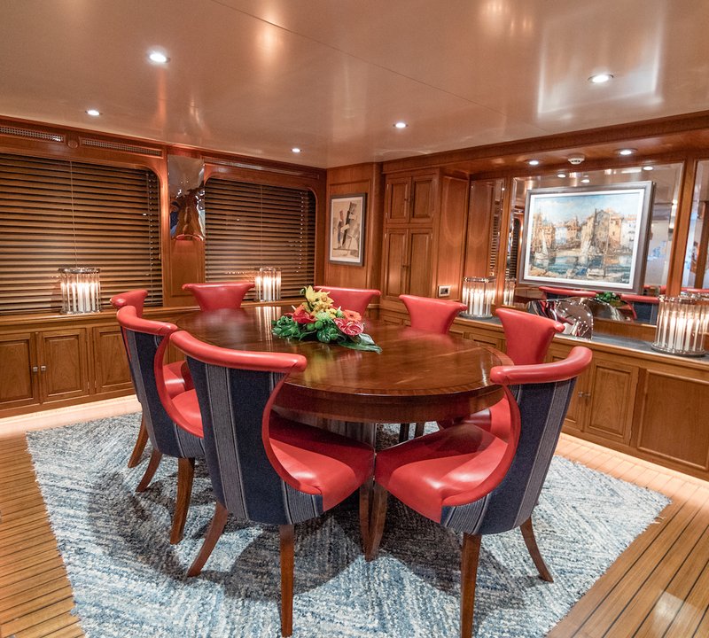 Formal Dining Area Adjacent To Saloon