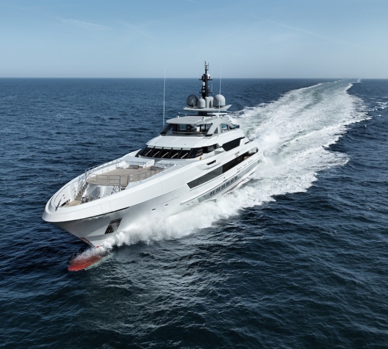 GALACTICA SUPER NOVA on sea trials - Photo by Dick Holthuis