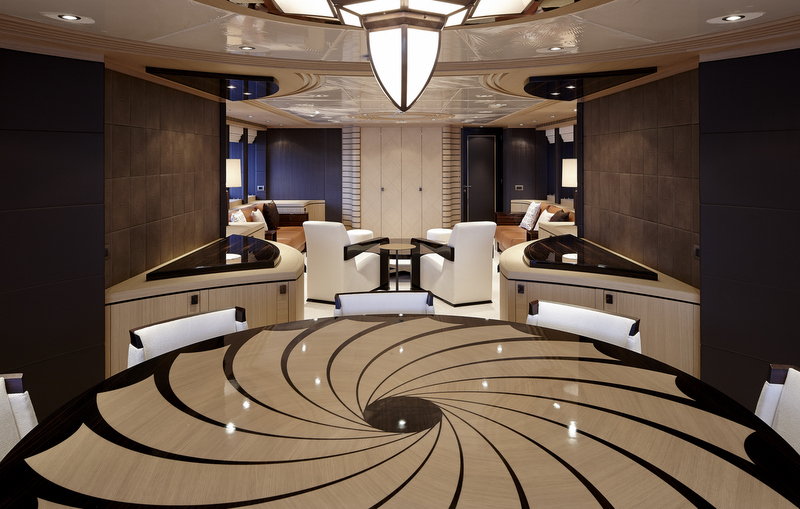 Galatea Yacht - Interior - Photo by Dick Holthuis