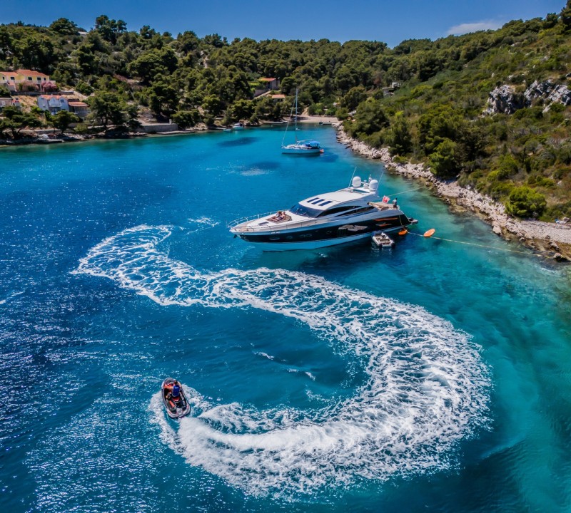 Gitana II In A Bay