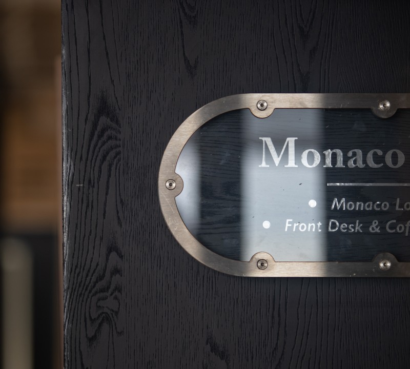 Grace Monaco Sign Detail