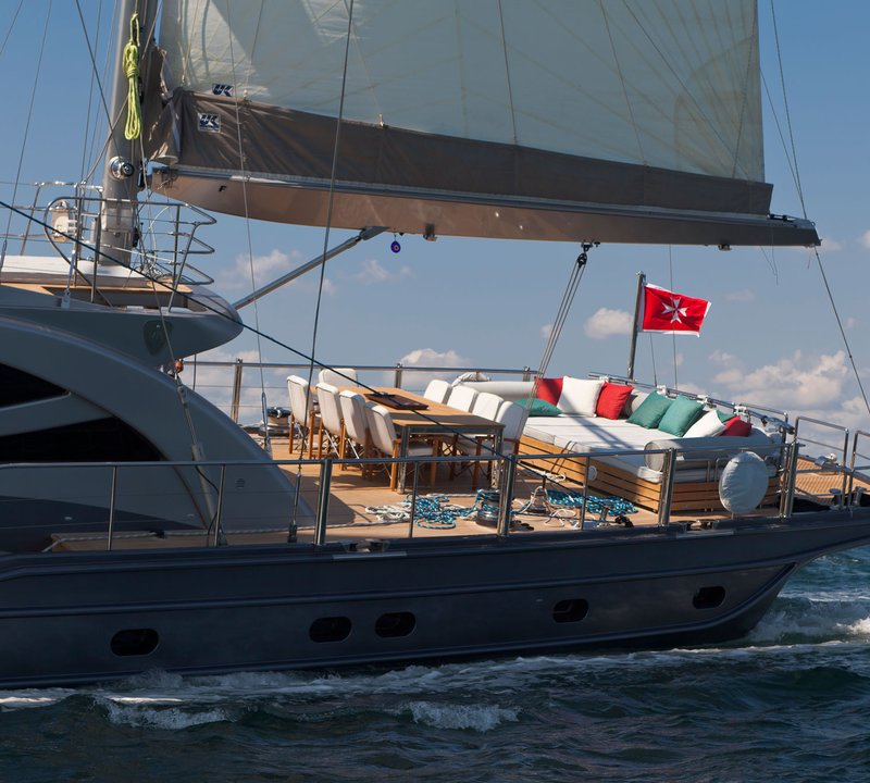 Gulet MERLIN - Aft