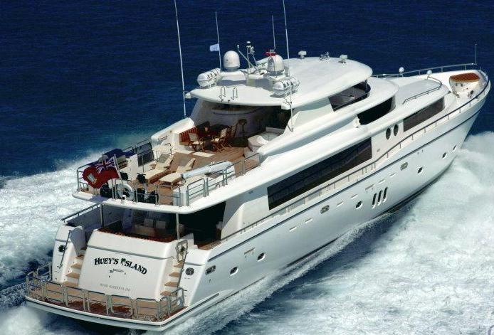 HUEYS ISLAND -  Aft View