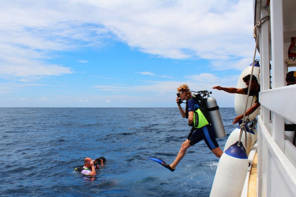Scuba diving