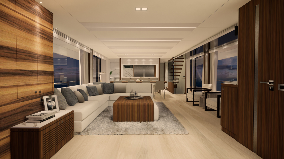Horizon Motor Yacht FD87 Hull 12 - Interior