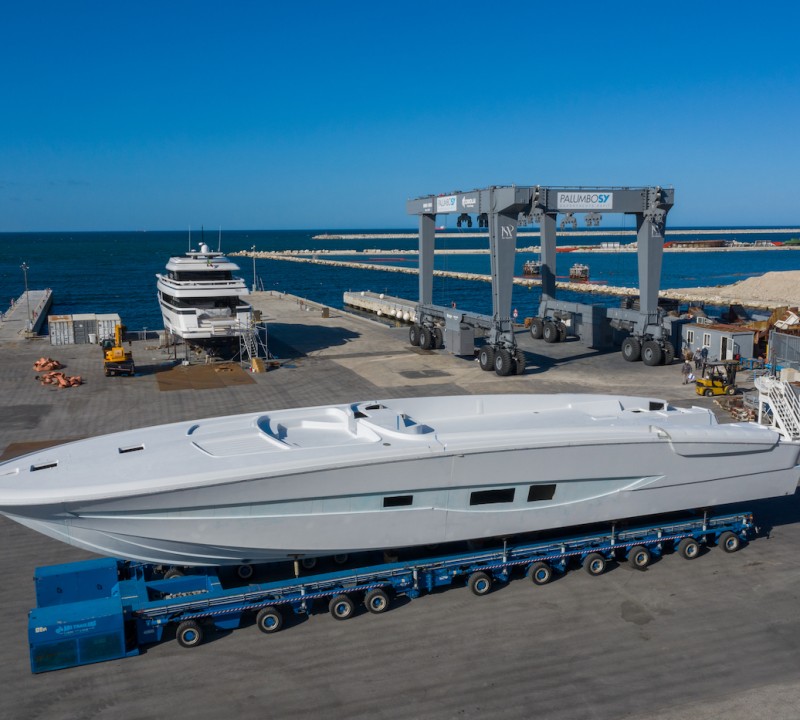 ISA GTO 100 At The Shipyard Under Construction