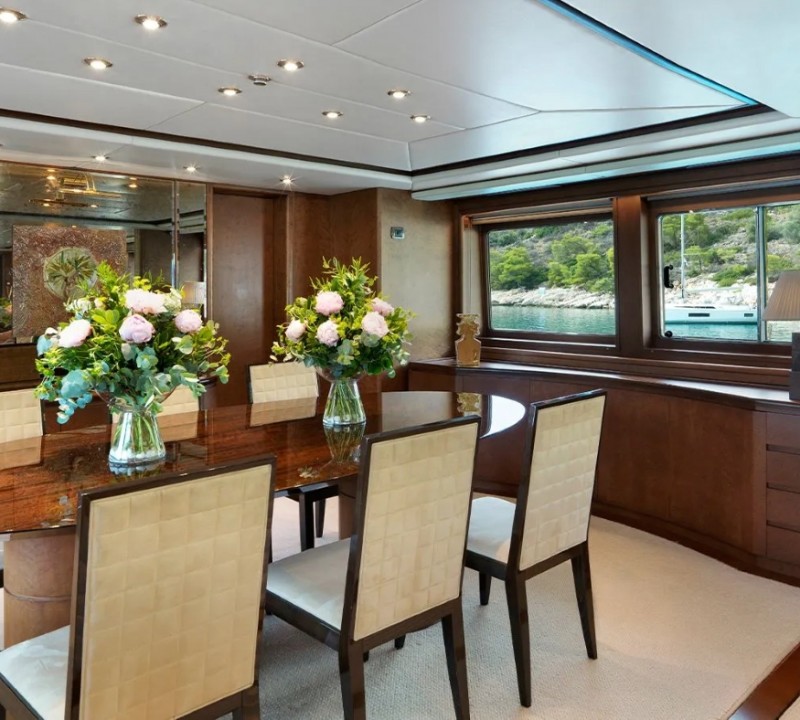 Interior Dining Area With Sea Views