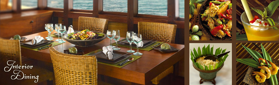 Interior Dining On Board SI DATU BUA