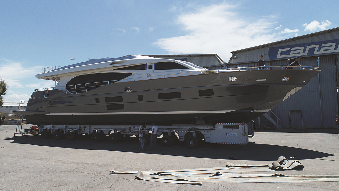 Italian Shipbuilder Canados Yachts Launching Canados 888 Evo