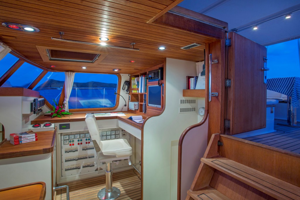 JUPITER Sailing yacht - Navigation station