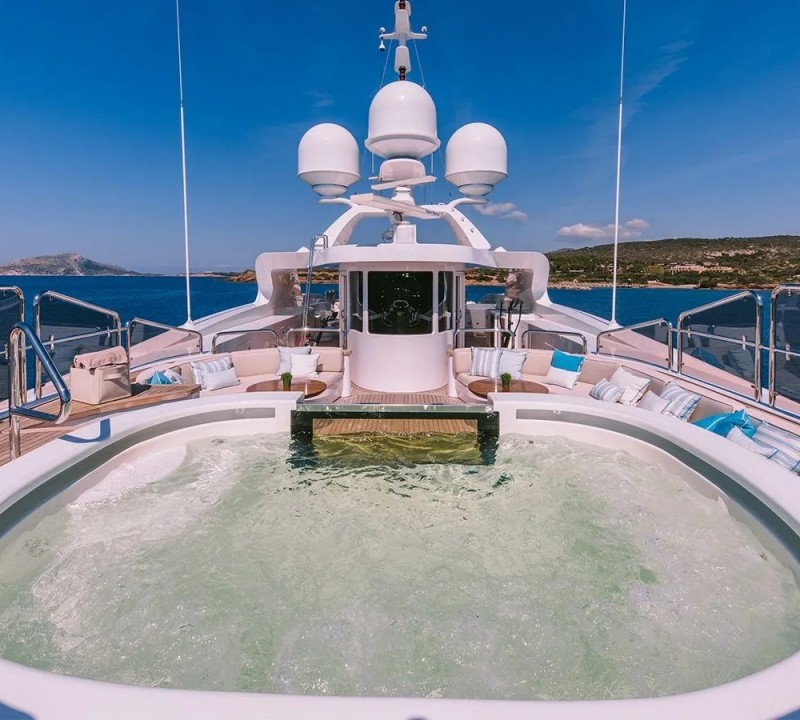 Jacuzzi On The Sun Deck