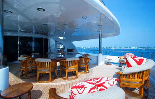 LOHEGRIN - The Upper Aft Deck