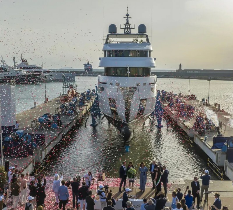 Launch Of Benetti Yacht GOGA First 37m B