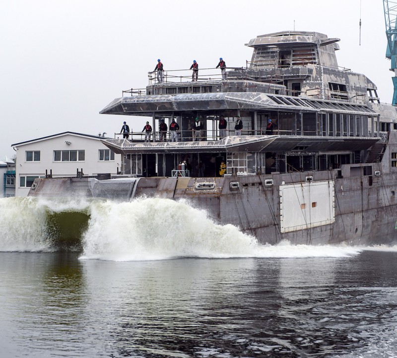 Launching Motor Yacht Project 1601