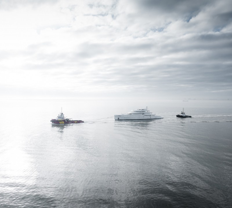 Luxury Yacht AMELS 8003 - On Route To The Netherlands