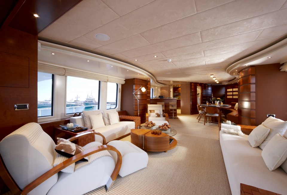 Luxury yacht Sofia II - Salon