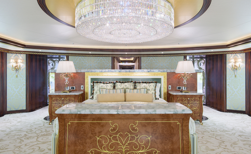 Luxury yacht Solandge - Owners Suite - Photo by Klaus Jordan