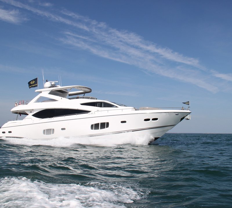 Luxury yacht VEUVE
