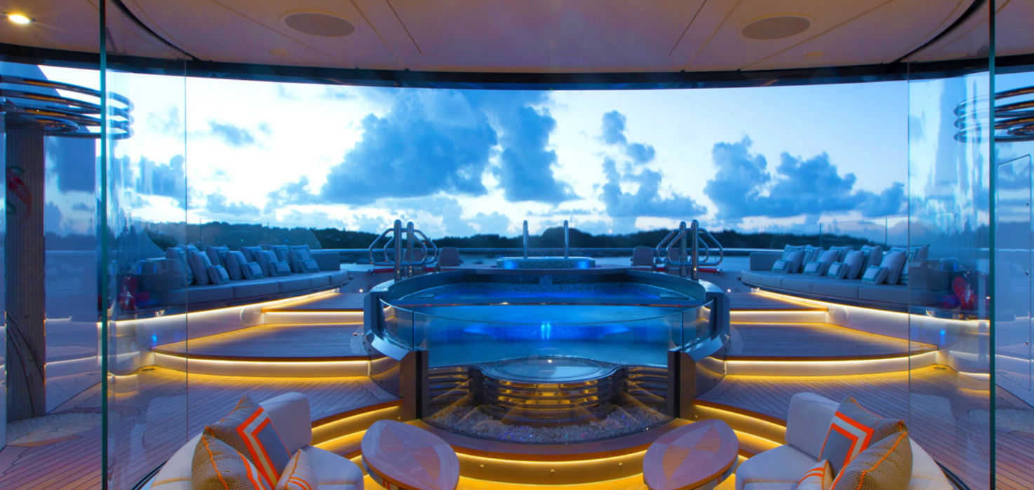Jacuzzi At Sunset