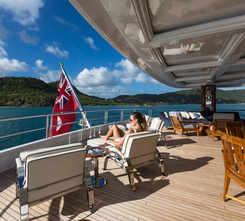 Relaxing On The Aft Deck