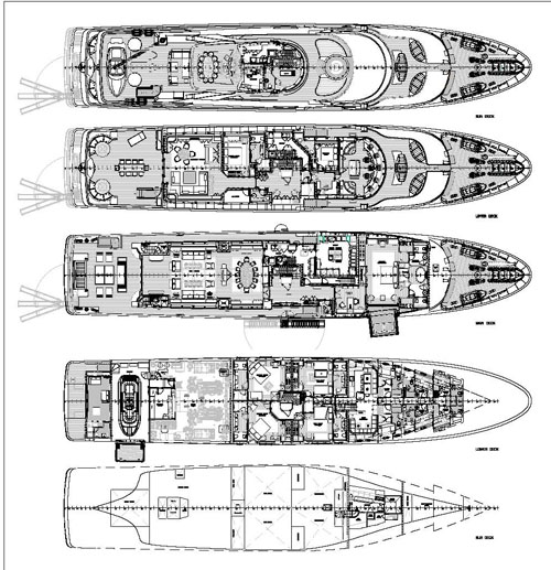 MARAYA - The Yacht Layout