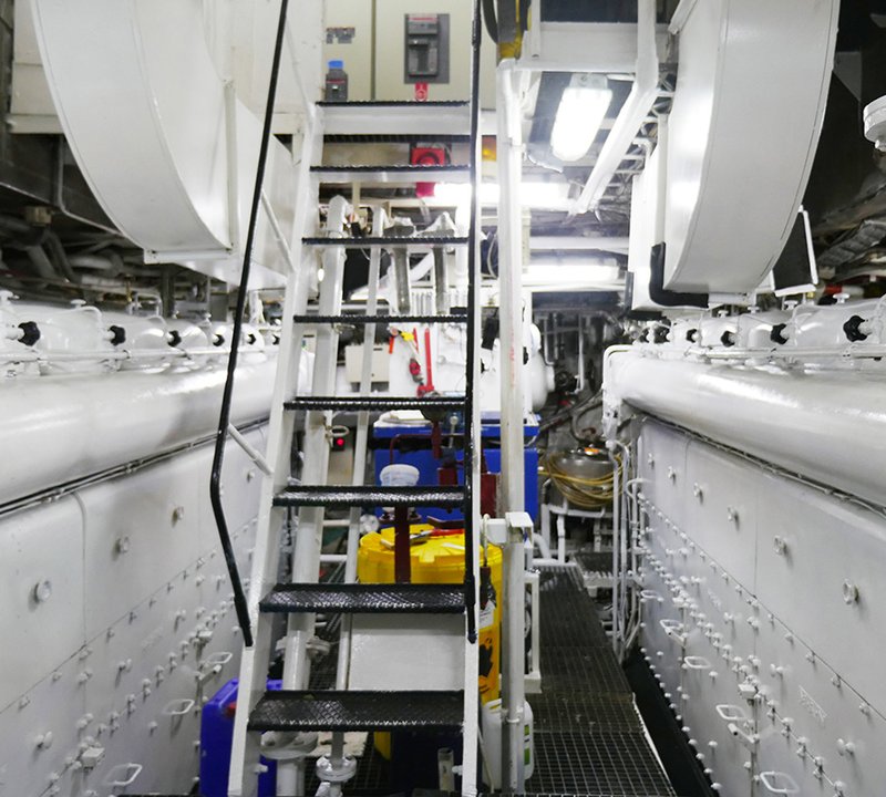 MENORCA Yacht Engine Room
