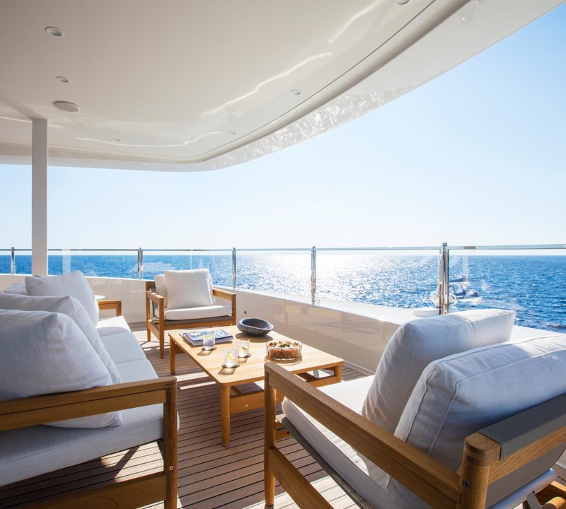 Aft Deck Seating Area