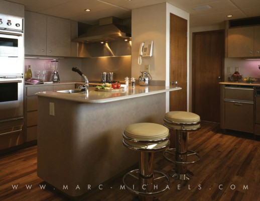 Galley aboard INSPIRATION
