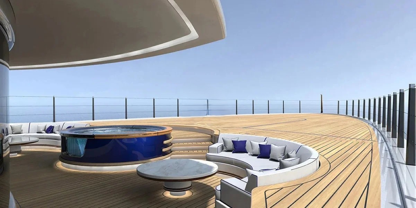 Exterior Relaxation Area With Bath