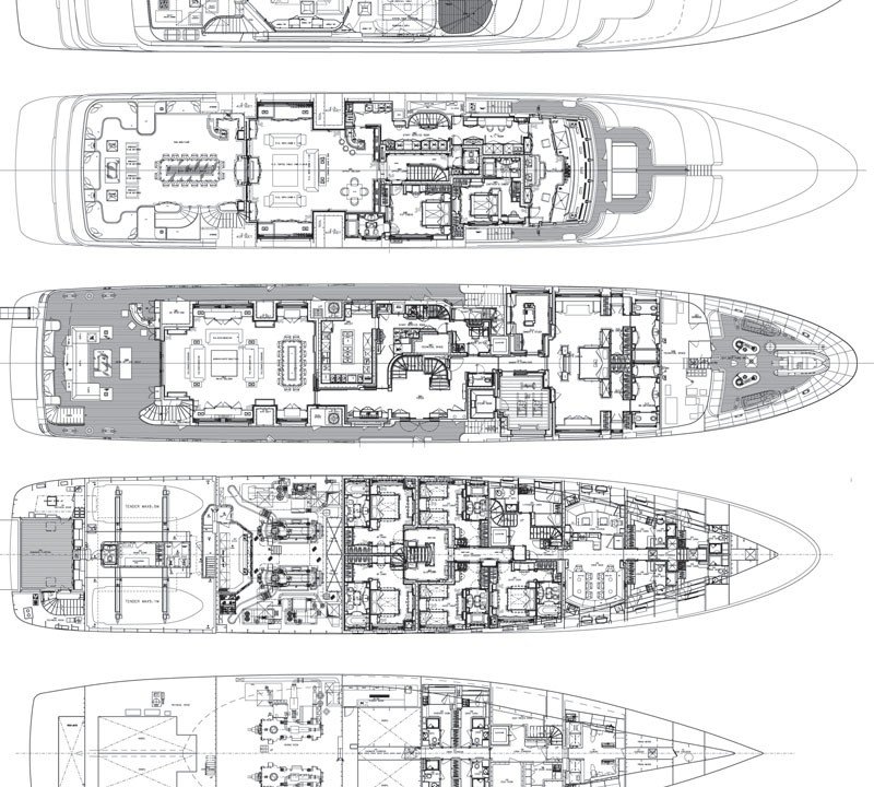 MY SILVER ANGEL - Deck layout