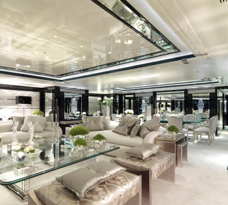 MY SILVER ANGEL - Salon on main deck