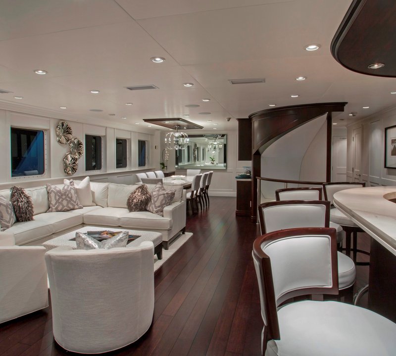 Main Salon With Wet Bar
