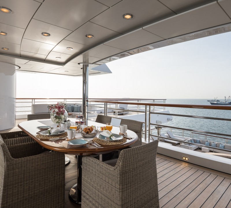 Master Cabin Breakfast Dining