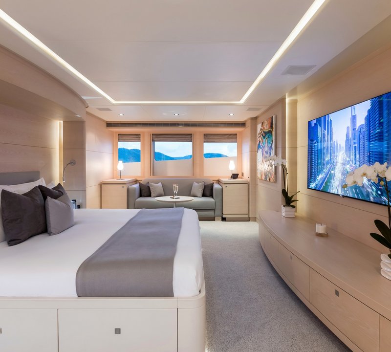 Master Stateroom On The Main Deck Forward