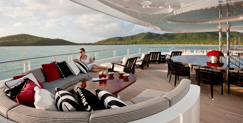 Mega yacht INVICTUS - Exterior - Photo by Jeff Brown