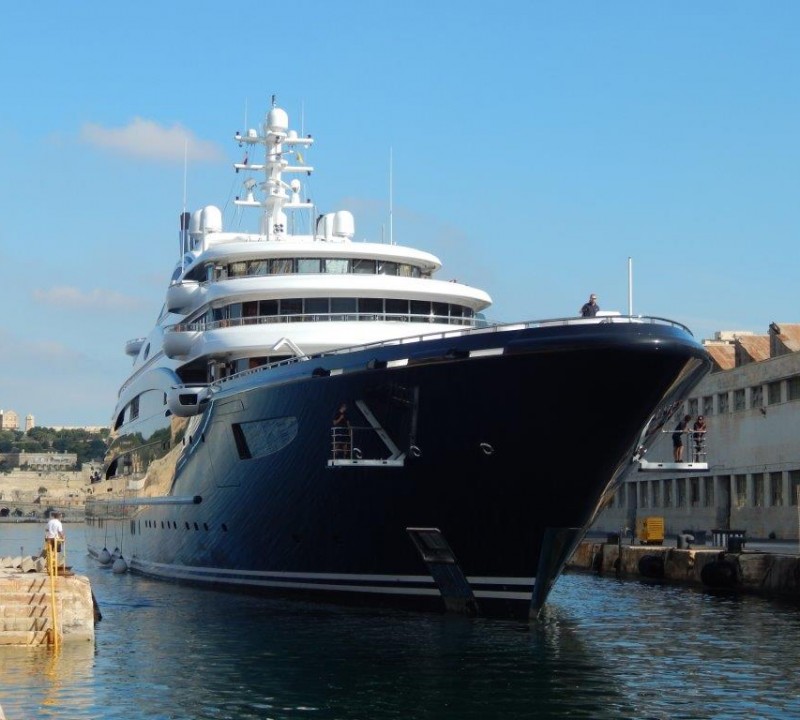 Mega yacht SERENE in Malta