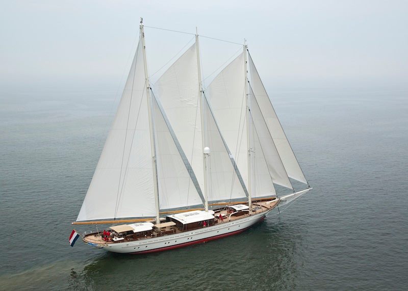 Mikhail S. Vorontsov superyacht from above