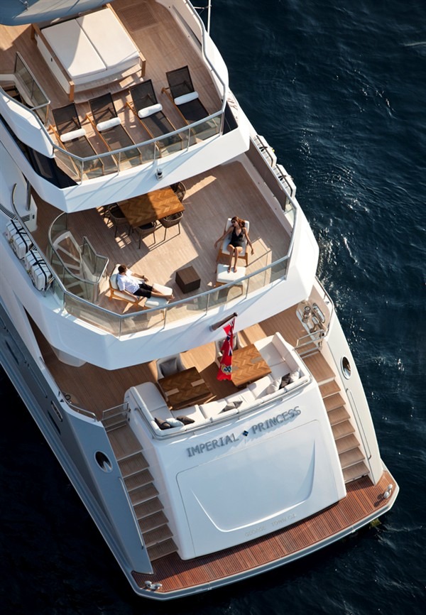 Motor Yacht IMPERIAL PRINCESS BEATRICE By Sunseeker - Aft Decks