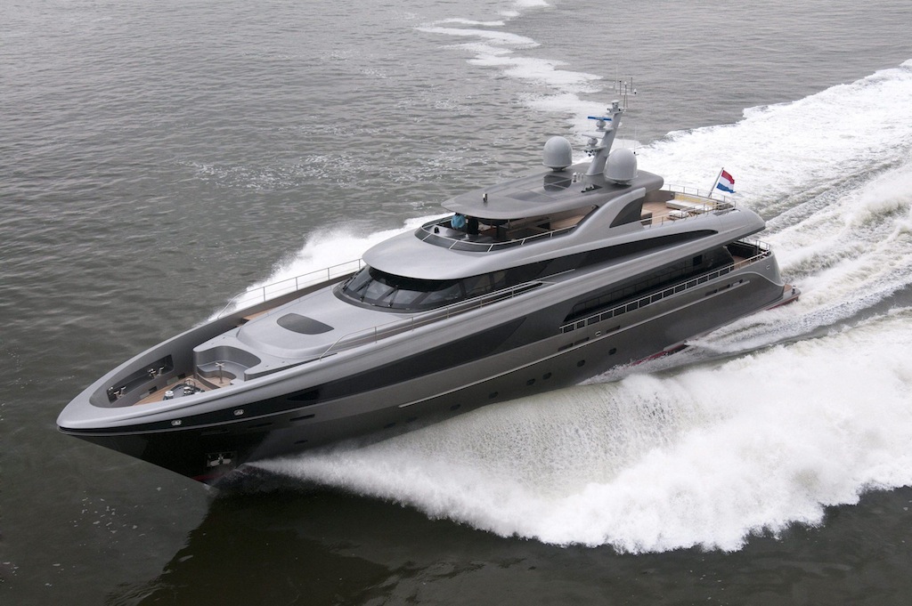 Motor Yacht Lucia-M Photo Credit to E.J. Bruinekool