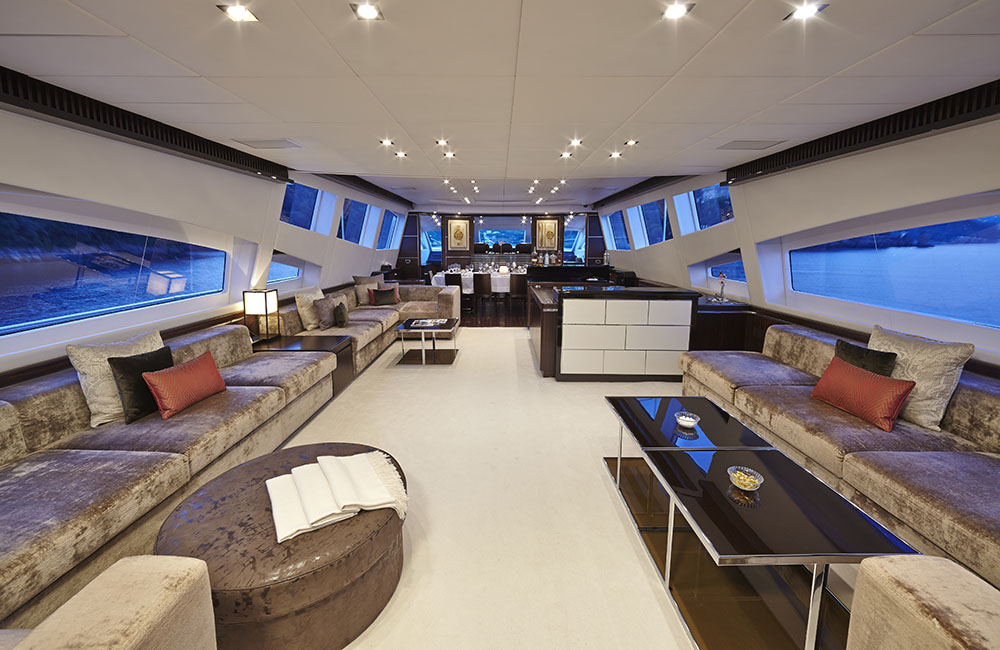 Motor yacht ANTELOPE III - Main salon