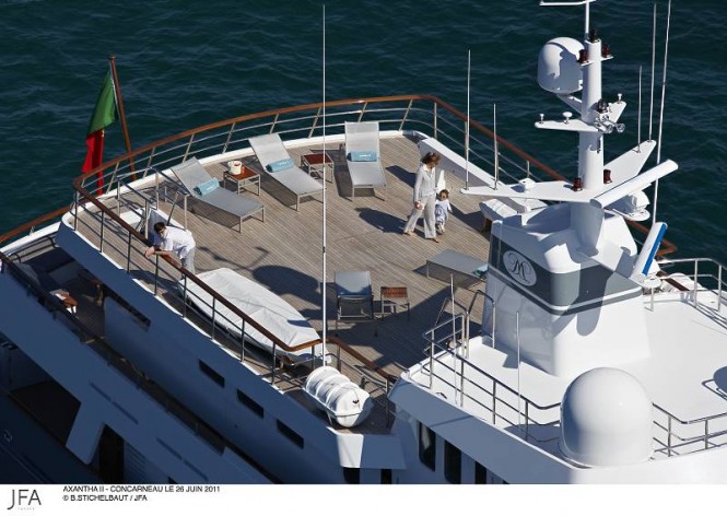 Motor yacht Axantha II Sundeck - Photo Credit B.Stichelbaut - JFA