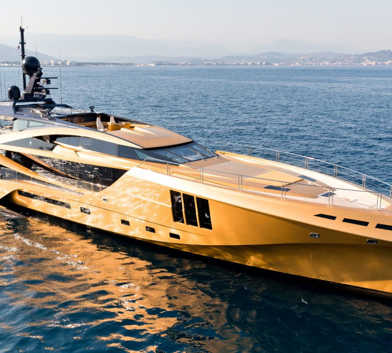 Motor Yacht KHALILAH - A Beautiful Golden Yacht