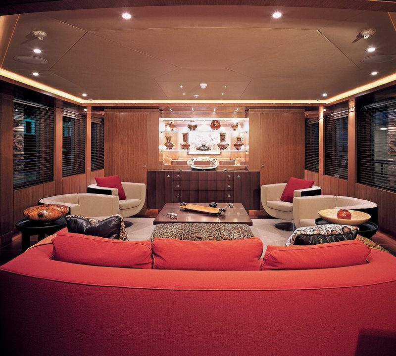 Motor yacht LEDRA - Main salon view