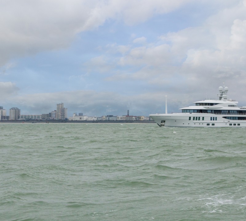 Motor Yacht SYNTHESIS Leaves Shipyard