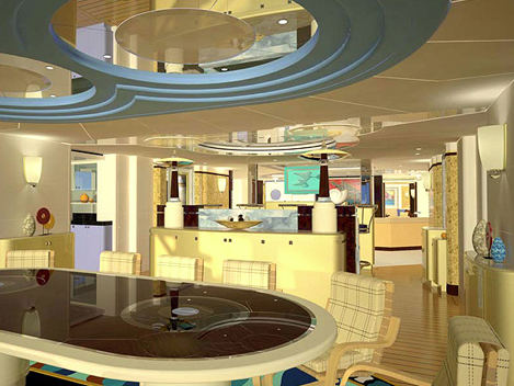 Nobikrug Sycara V - Bar and Dining Area