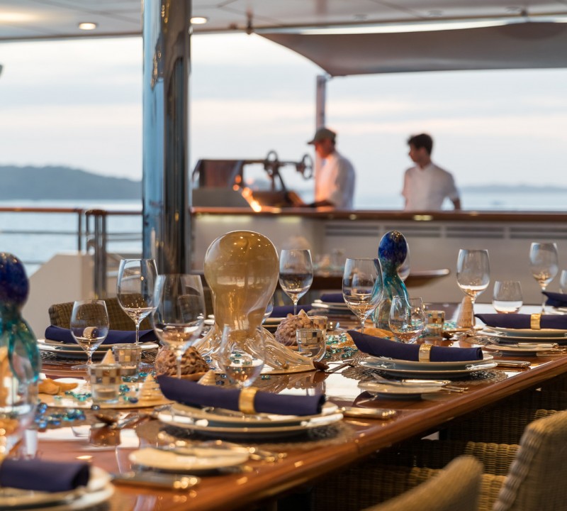 Octopus Pool Deck Dining With Chefs