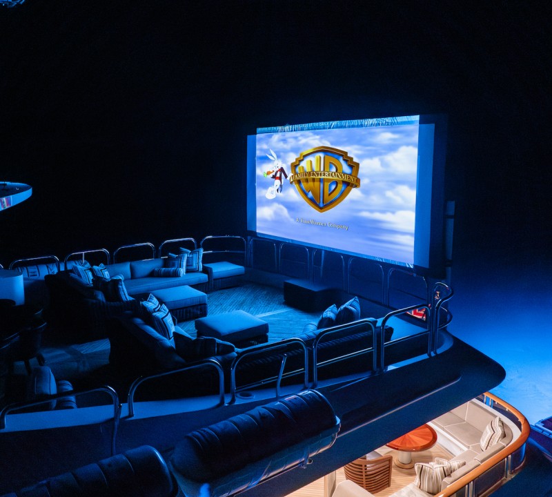 Outdoor Movie Cinema On The Sun Deck